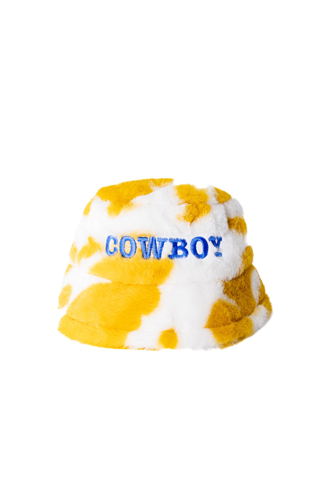 Cowboy Bucket Hat - Y&W - Blue Letters