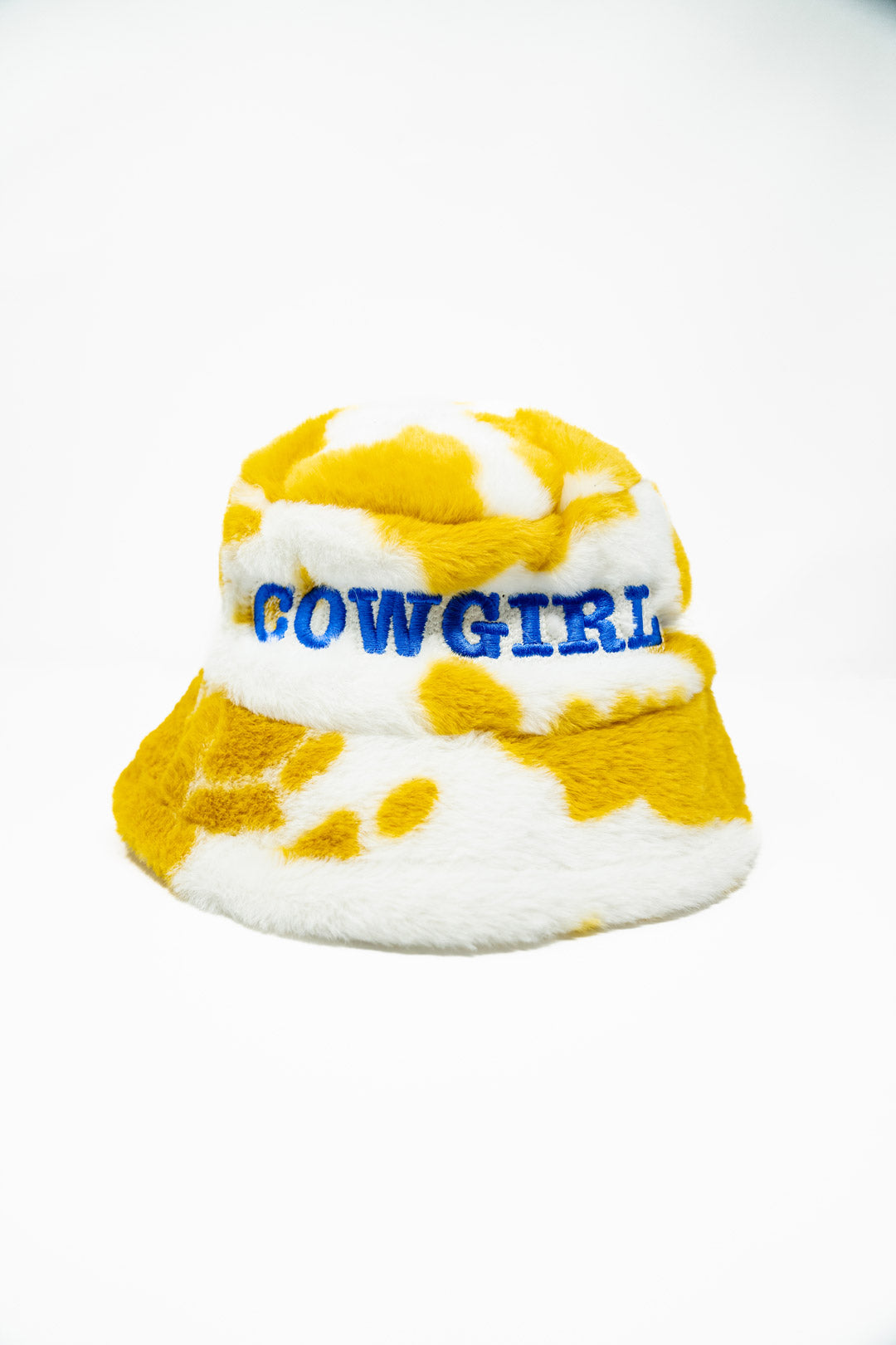 Cowgirl Bucket Hat - Y&W - Blue Letters