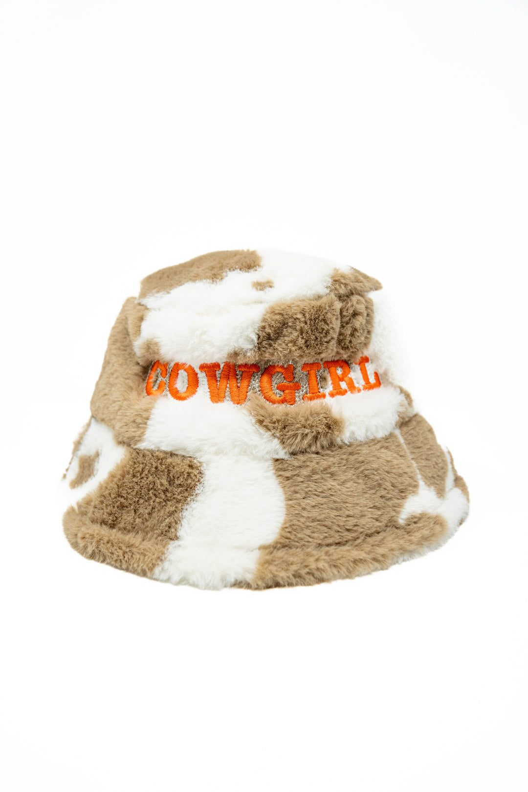 Cowgirl Bucket Hat - BR&W - Orange Letters